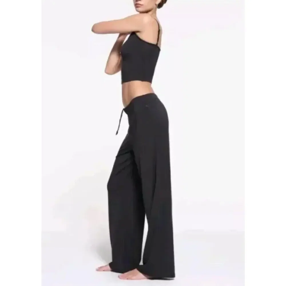 Skims Sleep Pant Plus Size 2X Black Onyx Sold Out NWT Loungewear Comfort Soft​ - Picture 2 of 15